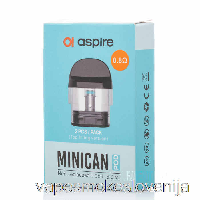 Vape Petrol Aspire Minican Nadomestni Stroki 3 Ml Minican Stroki Za Ponovno Polnjenje